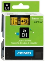 Dymo 04.00464 Feliratozó szalag  d1 9mm x 7m sárga alapon fekete írásszín kép