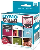 Dymo 2112283/1976411 Etikett, tartós, lw nyomtatóhoz, 25x54 mm, 160 db etikett, kép