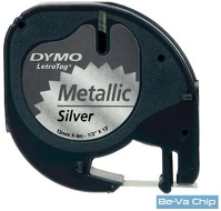 Dymo 355.770 Lt 4m fém ezüst feliratozógép szalag kép