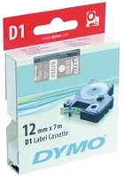 Dymo 45020 Címke lm d1 alap 12mm fehér betű / víztiszta alap kép