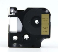 Dymo 45023FU Utángyártott  d1 45023 12mm x 7 m arany-fekete kép