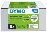 Dymo COR_GD2093094 Etikett, lw nyomtatóhoz, eltávolítható, 32x57 mm, 1000 db etikett, kép