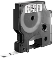 Dymo GD40913 Feliratozó kazetta  d1 9 mm x 7 m fehér-fekete kép