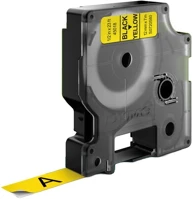 Dymo S0720580 Feliratozógép szalag  d1 /45018 12mmx7m original fekete/sárga kép