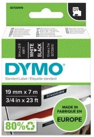Dymo S0720910 Feliratozógép szalag  d1 /45811 19mmx7m, original, fehér/fekete kép