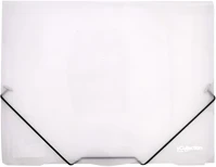 E-collection 02.0034513 Gumis mappa  a/4 műanyag átlátszó kép