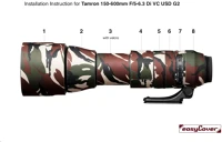 Easycover LOT150600G2GC Lens oak tamron 150-600mm f/5-6.3 di vc usd g2 zöld terepszínű kép