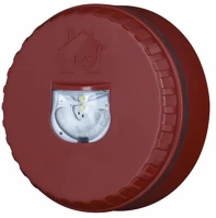 Eaton 812007FULL-0108X Cooper Fulleon Solista LX Fali jelzőfény piros test fehér vaku, sekély kép