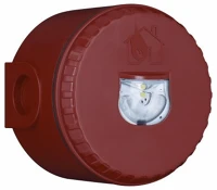 Eaton 812008FULL-0109X -cooper -  - cooper fulleon solista lx fali jelzőfény piros test fehér vaku kép