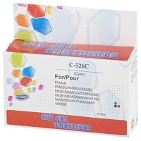 Eco CLI526 Canon cli526 (chip) utángyártott cyan tintapatron kép