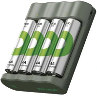 Eco E441+4XAA RECYKO 2100MAH Gp akkumulátor töltő  e441+4xaa recyko 2100mah kép