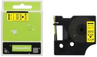 Eco S0720580/45018 12MMX7M Feliratozógép szalag, dymo s0720580/45018 12mmx7m kompatibilis fekete/sárga kép