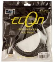 Econ E-510 Hdmi 1.4 aranyozott kábel 1.5m kép
