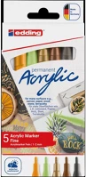 Edding 5300/5, 5 Akril marker 1-2mm, kerek  5300/5, 5 natúr klf.szín kép