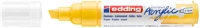 Edding 7580244008 Akril marker 5-10mm,  5000 citromsárga kép