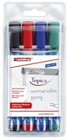 Edding COR_TED380V4 Flipchart marker készlet, 1,5-3 mm, kúpos,  