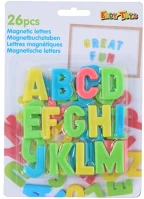 Eddy toys 871125226570 Színes, 26 darabos mágneses betűk kép
