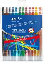 Edu3 15.01480 Zsírkréta  twix csavaros 12 színű kép