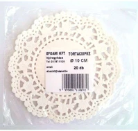 Efoami 72503ROB Tortacsipke kerek 10 cm fehér 20 db/csomag kép
