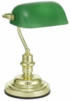Eglo 90967 Eglo 90967 Banker 60W Asztali lámpa Zöld-sárgaréz kép