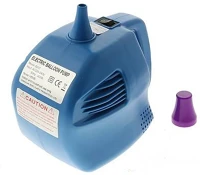 Egy DEL1M-BS Elektromos léggömb fújó gép,  léggömbhöz kép