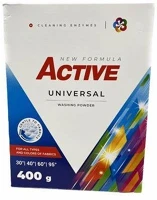 Egyéb 12335 Mosópor 400 g (6 mosás) zsákos színes és fehér ruhákhoz active kép