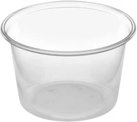 Egyéb 15939 Öntetes tálka kerek alj pp 100 ml 100 db/csomag átlátszó kép