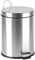 Egyéb 1605SZE040 Pedálos rozsdamentes acél szemetes 3liter (uacrom3 / ) kép