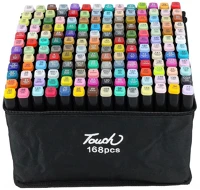 Egyéb 168 KLF.SZÍN Kétvégű kreatív marker készlet, 168 klf.szín kép