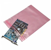 Egyéb 20-112-0810 Simítózáras tasak 203x254mm, antisztatikus 100 db/csomag, rózsaszín kép