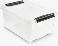 Egyéb 4922017 Tároló doboz műanyag 14 liter csatos átlátszó probox kép