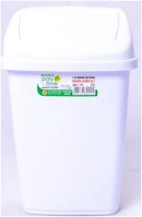 Egyéb 56031 Szemetes kuka billenő fedéllel műanyag 5 literes fehér kép