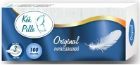 Egyéb 63765 Papírzsebkendő 3 rétegű 100 db/csomag kék pille original kép