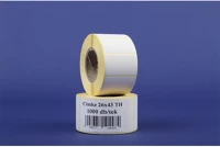 Egyéb 67695 Etikett címke thermo, 26x43mm, tekercses, 1000 címke/tekercs fehér kép