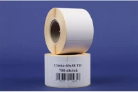 Egyéb 67702 Etikett címke thermo, 60x58mm, tekercses, 700 címke/tekercs fehér kép