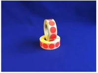 Egyéb 67710 Etikett címke, 20mm, körcímke tekercses, 1000 címke/tekercs fluo piros kép