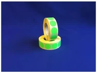 Egyéb 67711 Etikett címke, 20mm, körcímke tekercses, 1000 címke/tekercs fluo zöld kép