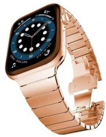 Egyéb 69341 Utángyártott apple watch fémszíj 38/40/41mm rozéarany (69341) kép