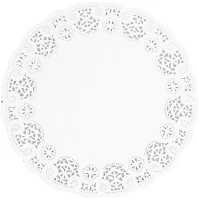 Egyéb 72328_TCS-21 Tortacsipke kerek átmérő: 28 cm 100 db/csomag fehér kép