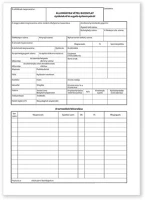 Egyéb B.11-45/V 25X4LAPOS Állománybavételi bizonylat épületekről és építményekről  tömb a4, álló kép