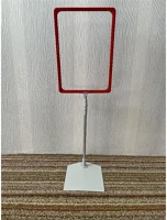 Egyeb belfoldi 00319 Infó tábla a4 állványos piros kép