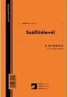 Egyeb belfoldi B.10-70/A/V/S B.10-70/a/v/s a5 25x4lapos álló 