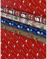 Egyeb belfoldi K17000001B Best 70x200 cm karácsonyi csomagolópapír kép