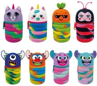 Egyeb belfoldi P0016-0469 Mitama 19x7 cm különféle mintás harmonika tolltartó kép