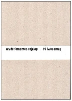 Egyeb belfoldi P0018-1012 A3 félfamentes 10db/csomag rajzlap kép