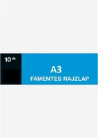 Egyeb belfoldi P0018-2001 A3 120g famentes 10db/csomag rajzlap kép