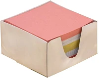 Egyeb belfoldi P1131-0495 9x9x4,5cm dobozos színes kockatömb kép