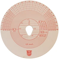 Egyéb BLUE2 125KM/H Tachográf korong digitális blue2 125km/h kép