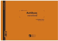 Egyéb D.GEPJ.42 Autóbusz menetlevél a4, 100lap,os fekvő kép