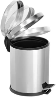 Egyéb DM0102F Szemetes kuka pedálos rozsdamentes 5 literes kép